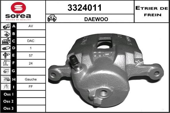 Sera 3324011 - Pinza freno autozon.pro