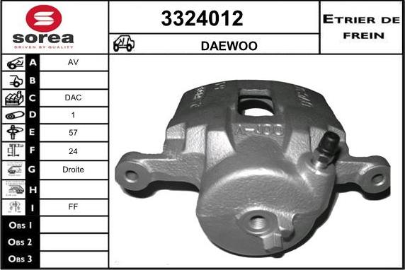 Sera 3324012 - Pinza freno autozon.pro