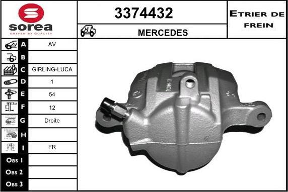 Sera 3374432 - Pinza freno autozon.pro