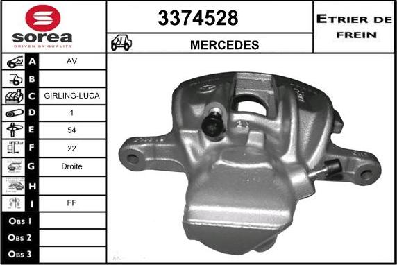 Sera 3374528 - Pinza freno autozon.pro