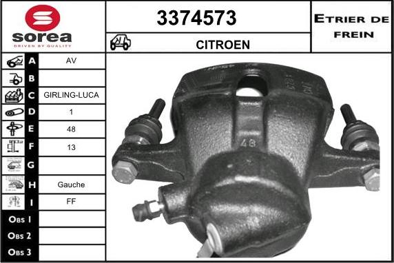 Sera 3374573 - Pinza freno autozon.pro