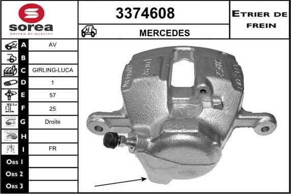 Sera 3374608 - Pinza freno autozon.pro