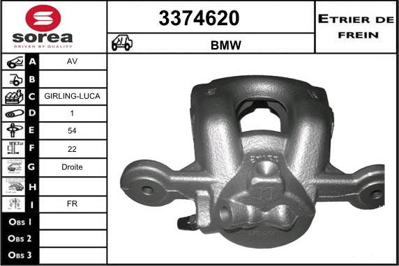 Sera 3374620 - Pinza freno autozon.pro