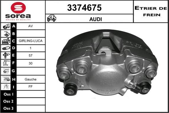 Sera 3374675 - Pinza freno autozon.pro