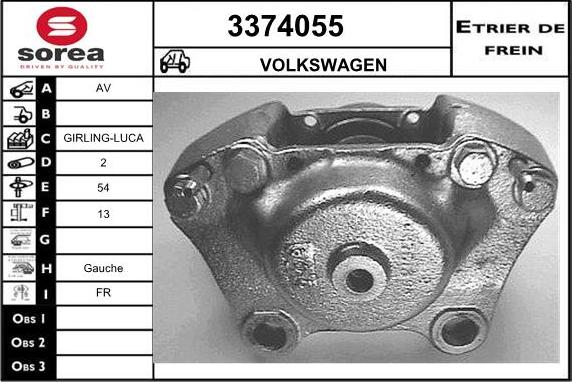 Sera 3374055 - Pinza freno autozon.pro