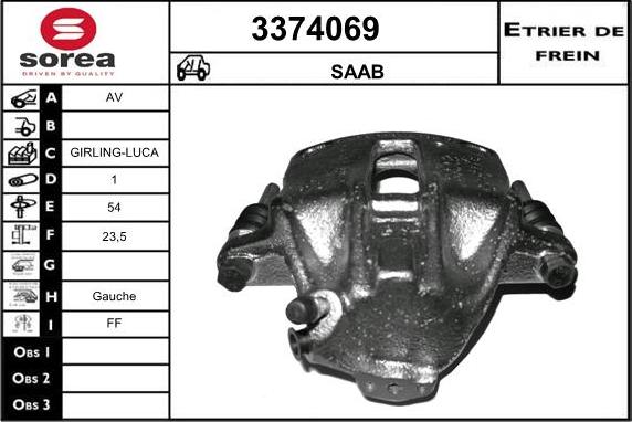 Sera 3374069 - Pinza freno autozon.pro