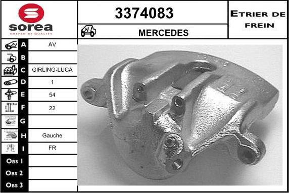 Sera 3374083 - Pinza freno autozon.pro