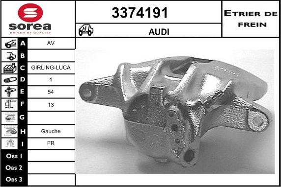 Sera 3374191 - Pinza freno autozon.pro