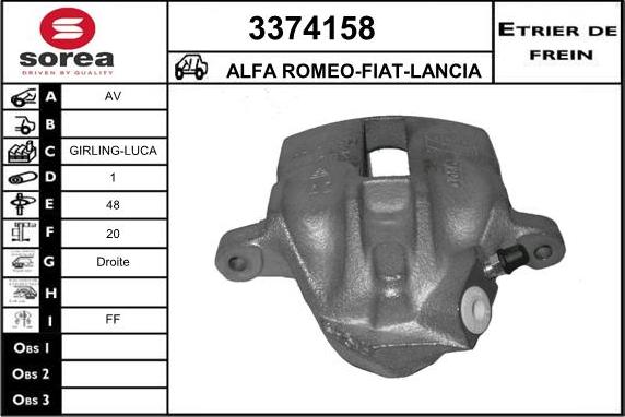 Sera 3374158 - Pinza freno autozon.pro