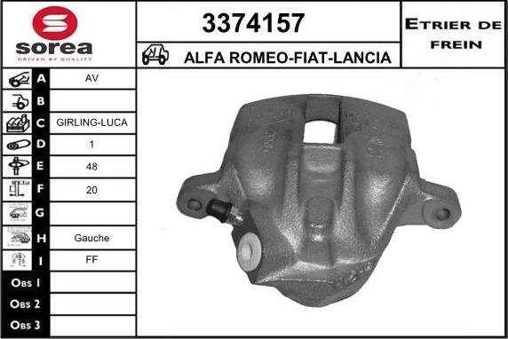 Sera 3374157 - Pinza freno autozon.pro