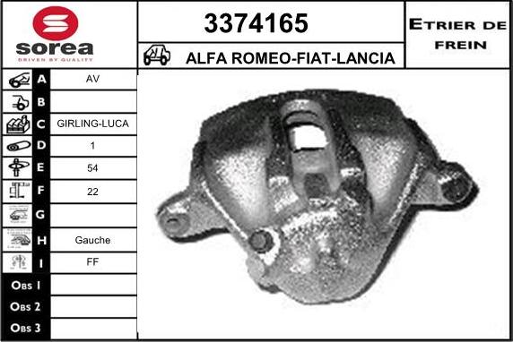 Sera 3374165 - Pinza freno autozon.pro