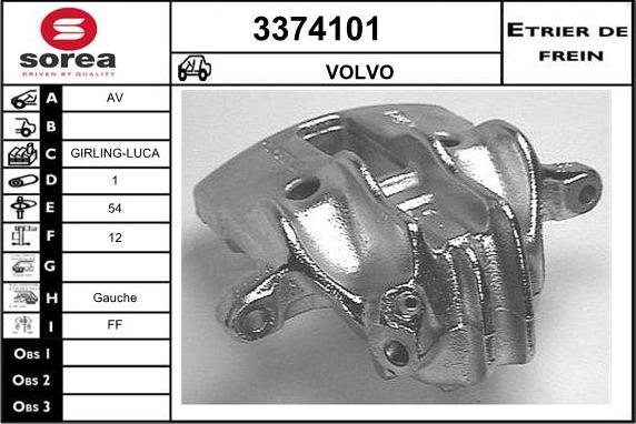 Sera 3374101 - Pinza freno autozon.pro