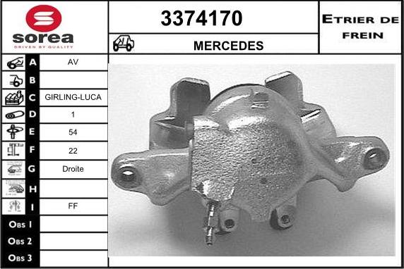 Sera 3374170 - Pinza freno autozon.pro