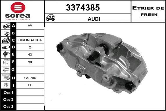 Sera 3374385 - Pinza freno autozon.pro