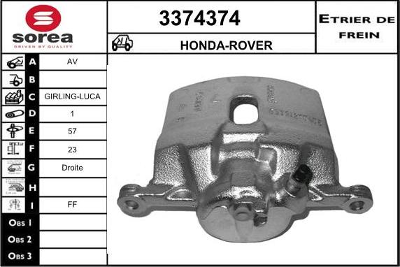 Sera 3374374 - Pinza freno autozon.pro