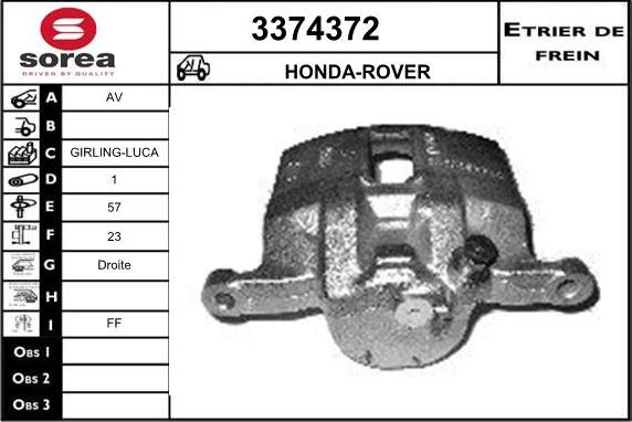 Sera 3374372 - Pinza freno autozon.pro