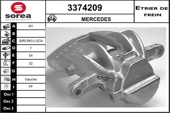 Sera 3374209 - Pinza freno autozon.pro