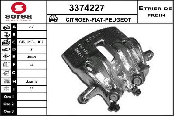 Sera 3374227 - Pinza freno autozon.pro