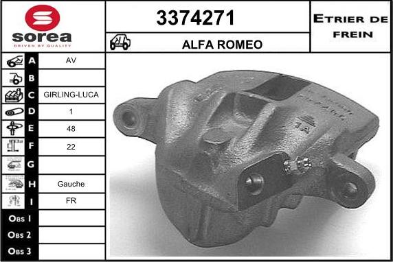 Sera 3374271 - Pinza freno autozon.pro