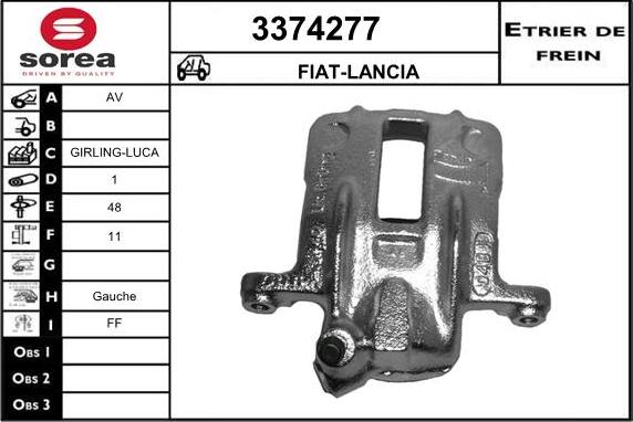 Sera 3374277 - Pinza freno autozon.pro