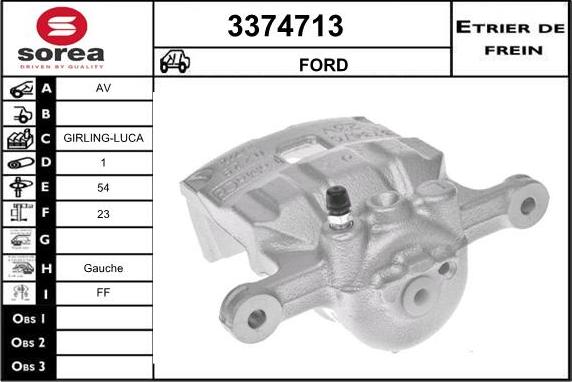 Sera 3374713 - Pinza freno autozon.pro