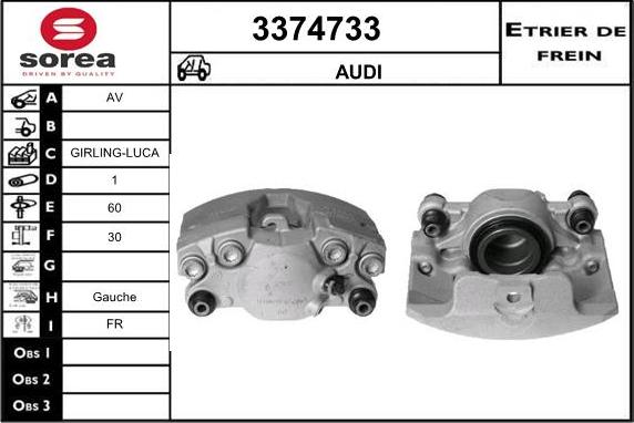 Sera 3374733 - Pinza freno autozon.pro