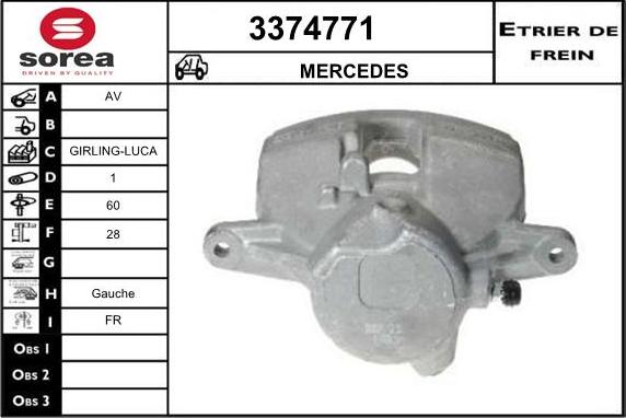 Sera 3374771 - Pinza freno autozon.pro