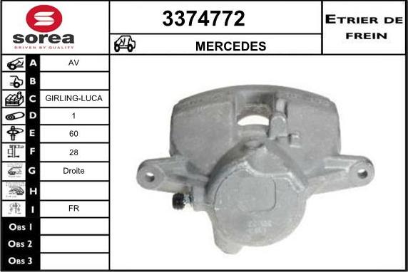 Sera 3374772 - Pinza freno autozon.pro