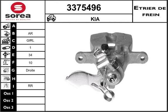 Sera 3375496 - Pinza freno autozon.pro