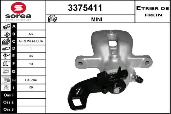 Sera 3375411 - Pinza freno autozon.pro