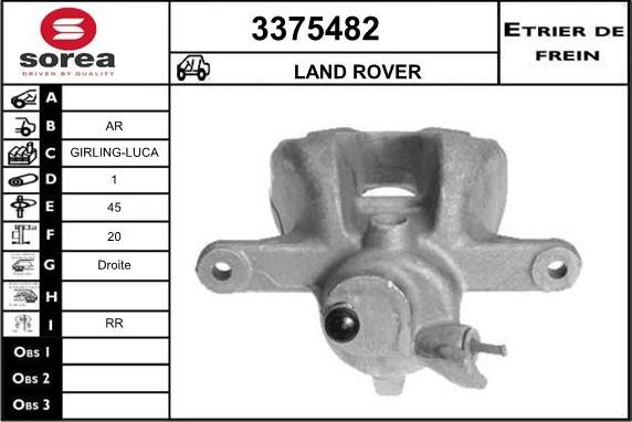 Sera 3375482 - Pinza freno autozon.pro