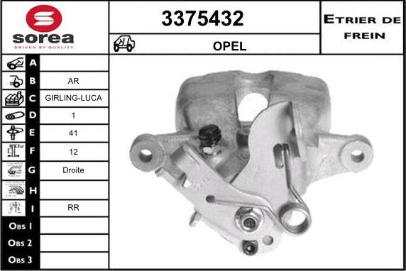 Sera 3375432 - Pinza freno autozon.pro