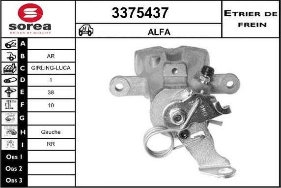 Sera 3375437 - Pinza freno autozon.pro