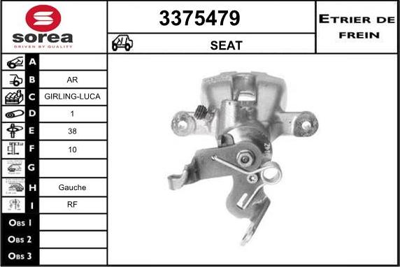 Sera 3375479 - Pinza freno autozon.pro