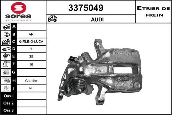 Sera 3375049 - Pinza freno autozon.pro