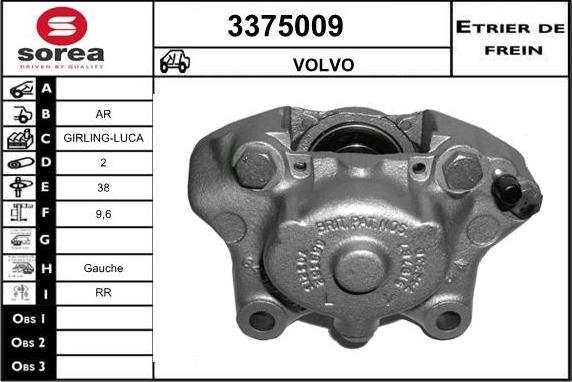 Sera 3375009 - Pinza freno autozon.pro