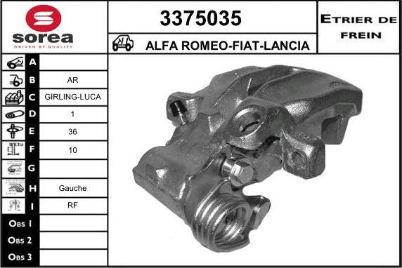 Sera 3375035 - Pinza freno autozon.pro