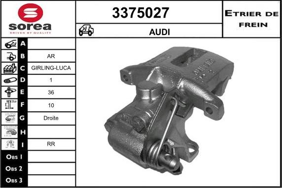 Sera 3375027 - Pinza freno autozon.pro