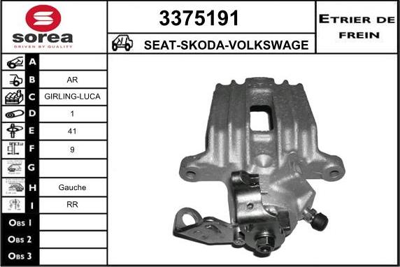 Sera 3375191 - Pinza freno autozon.pro