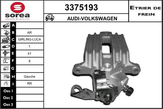 Sera 3375193 - Pinza freno autozon.pro