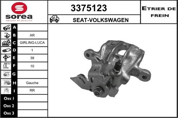 Sera 3375123 - Pinza freno autozon.pro