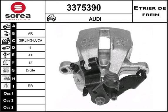 Sera 3375390 - Pinza freno autozon.pro