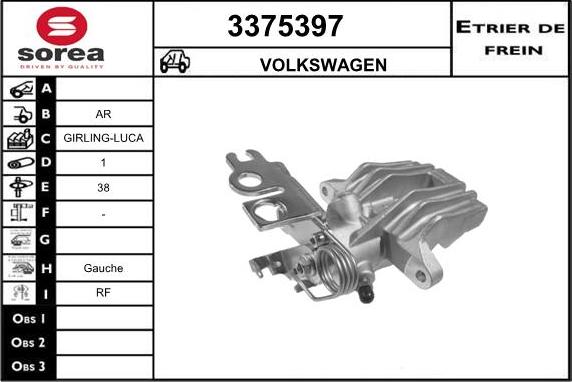 Sera 3375397 - Pinza freno autozon.pro