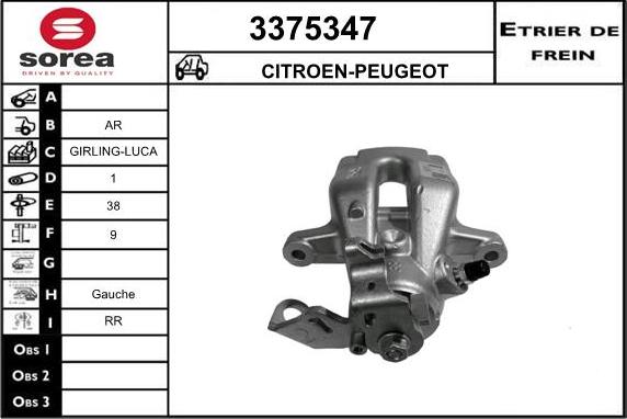 Sera 3375347 - Pinza freno autozon.pro