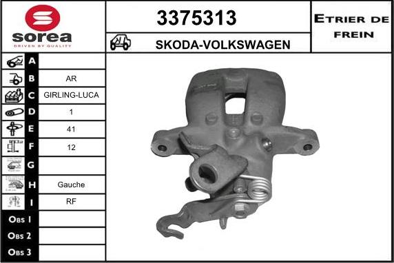 Sera 3375313 - Pinza freno autozon.pro