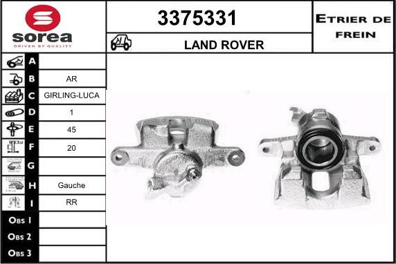 Sera 3375331 - Pinza freno autozon.pro