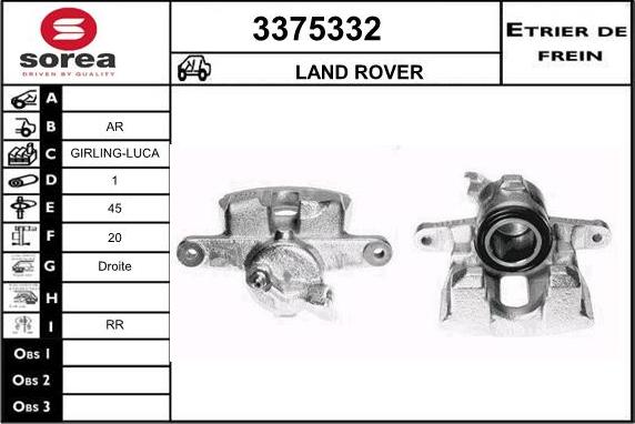 Sera 3375332 - Pinza freno autozon.pro