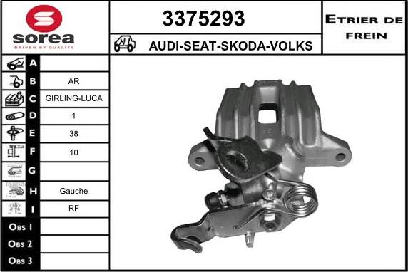 Sera 3375293 - Pinza freno autozon.pro