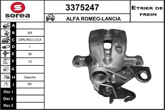 Sera 3375247 - Pinza freno autozon.pro