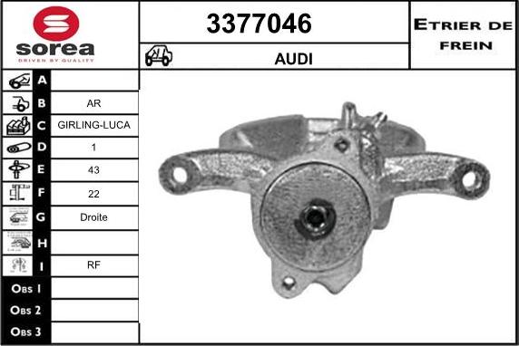 Sera 3377046 - Pinza freno autozon.pro